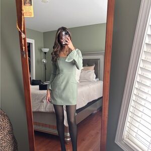 Sage green fashion nova Dress